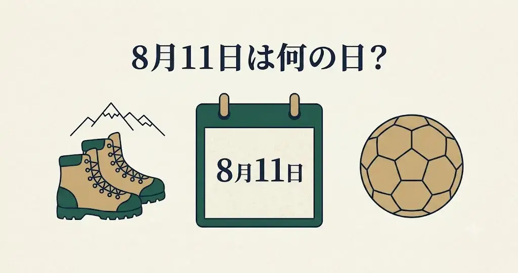 記事・8月11日は何の日？記念日・出来事・誕生日・忌日を紹介のアイキャッチ