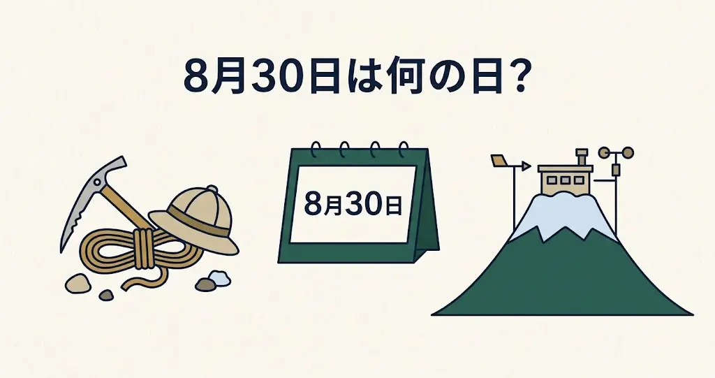 記事・8月30日は何の日？記念日・出来事・誕生日などを紹介のアイキャッチ