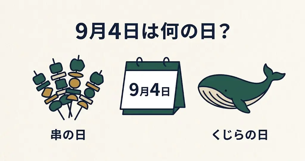 記事・9月4日は何の日？記念日・出来事・誕生日などを紹介のアイキャッチ