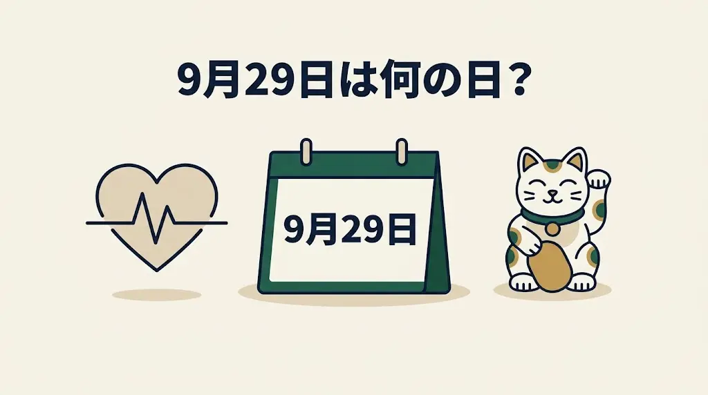 記事・9月29日は何の日？記念日・出来事・誕生日などを紹介のアイキャッチ