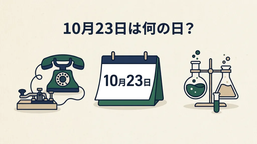 記事・10月23日は何の日？記念日・出来事・誕生日などを紹介のアイキャッチ